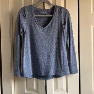 Soft blue v neck